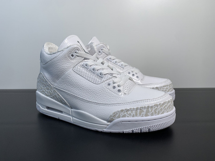 Air Jordan 3 Pure White 136064-111